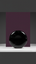 Hand-Carved Obsidian Scrying Crystal