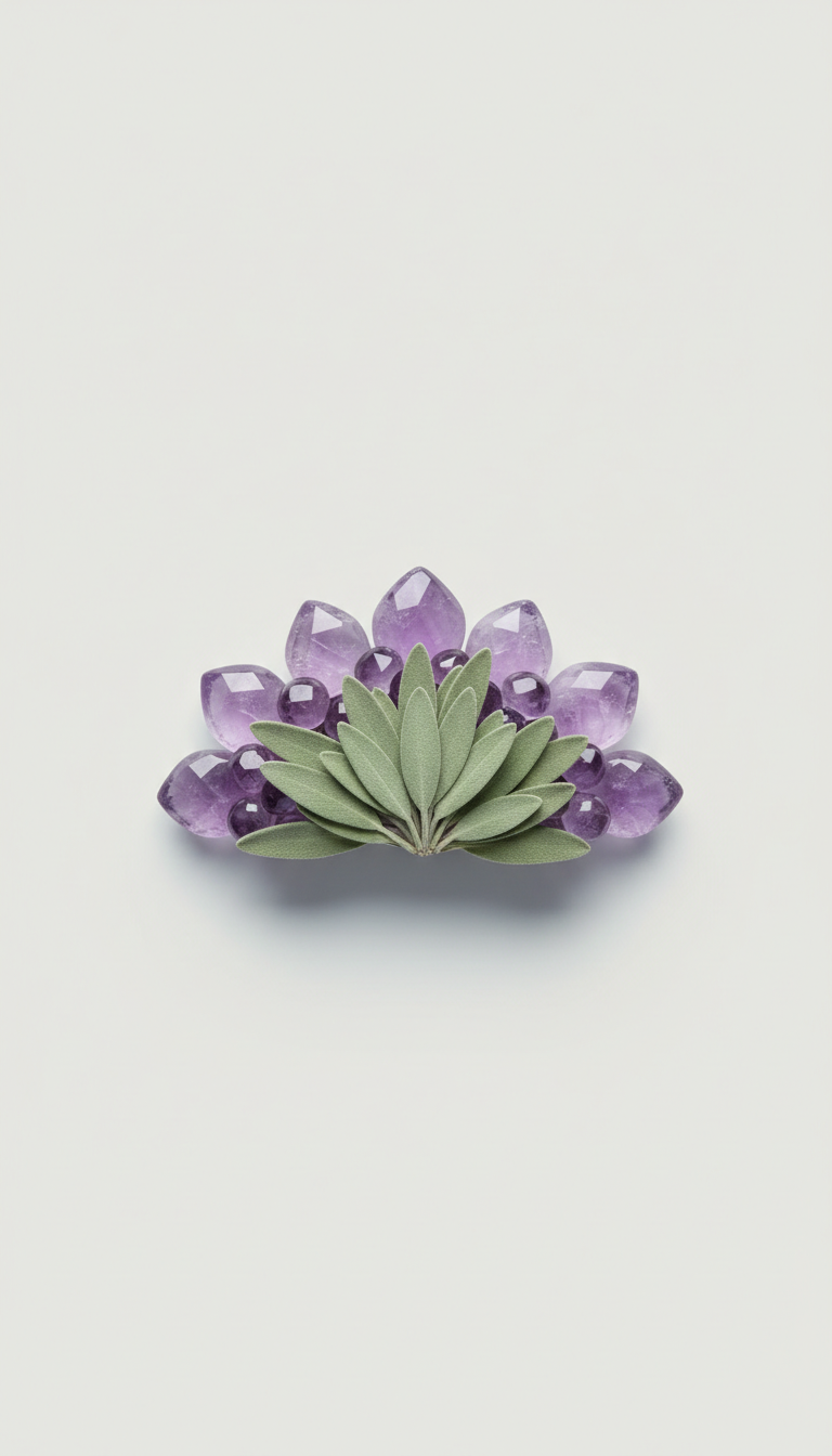 Sage Whisper Crystal Accent